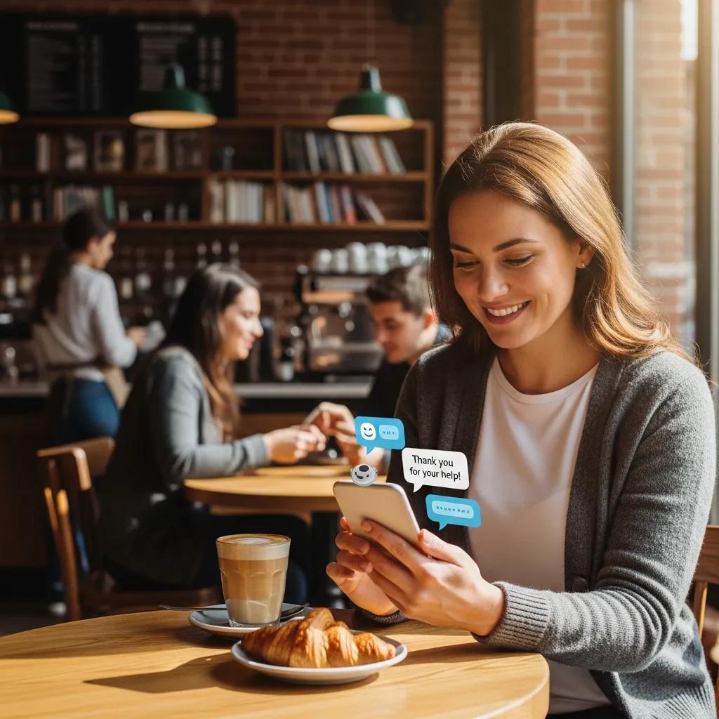 Customer satisfaction through AI chatbot interaction in a caf&eacute;